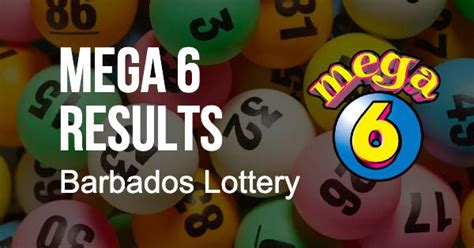 barbados lottery mega 6 winning numbers for today